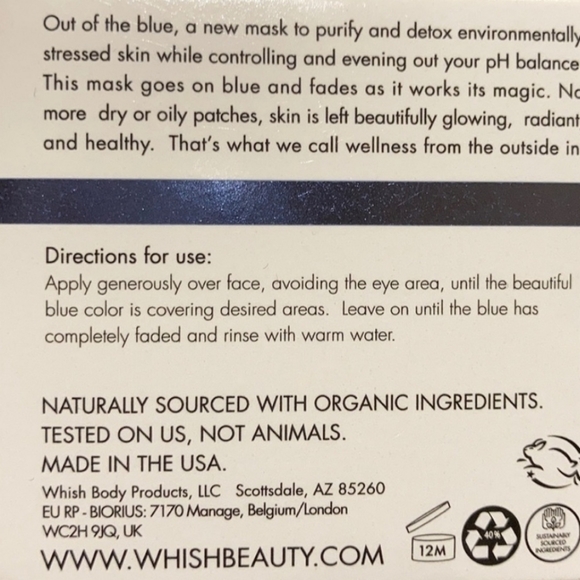 Whish blue matcha restoring mask - Picture 3 of 4